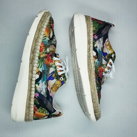 Free People | Floral Low‎ Top Sneakers 38 - Picture 7 of 10